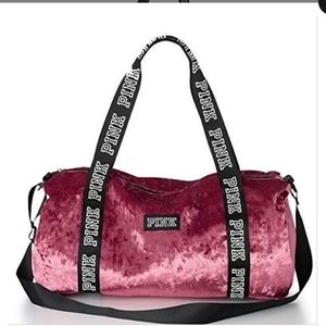 victoria secret duffle bolsa pink